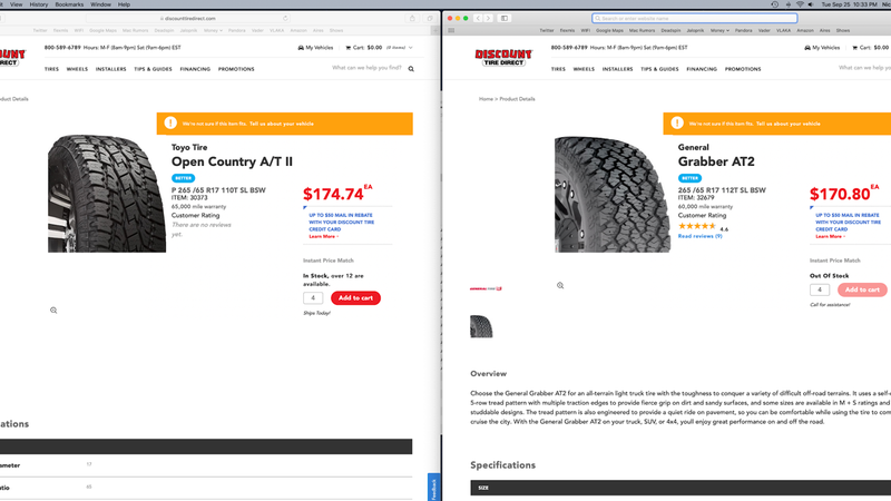 Illustration for article titled Tire Suggestions Needed...Do I really need KO2's?